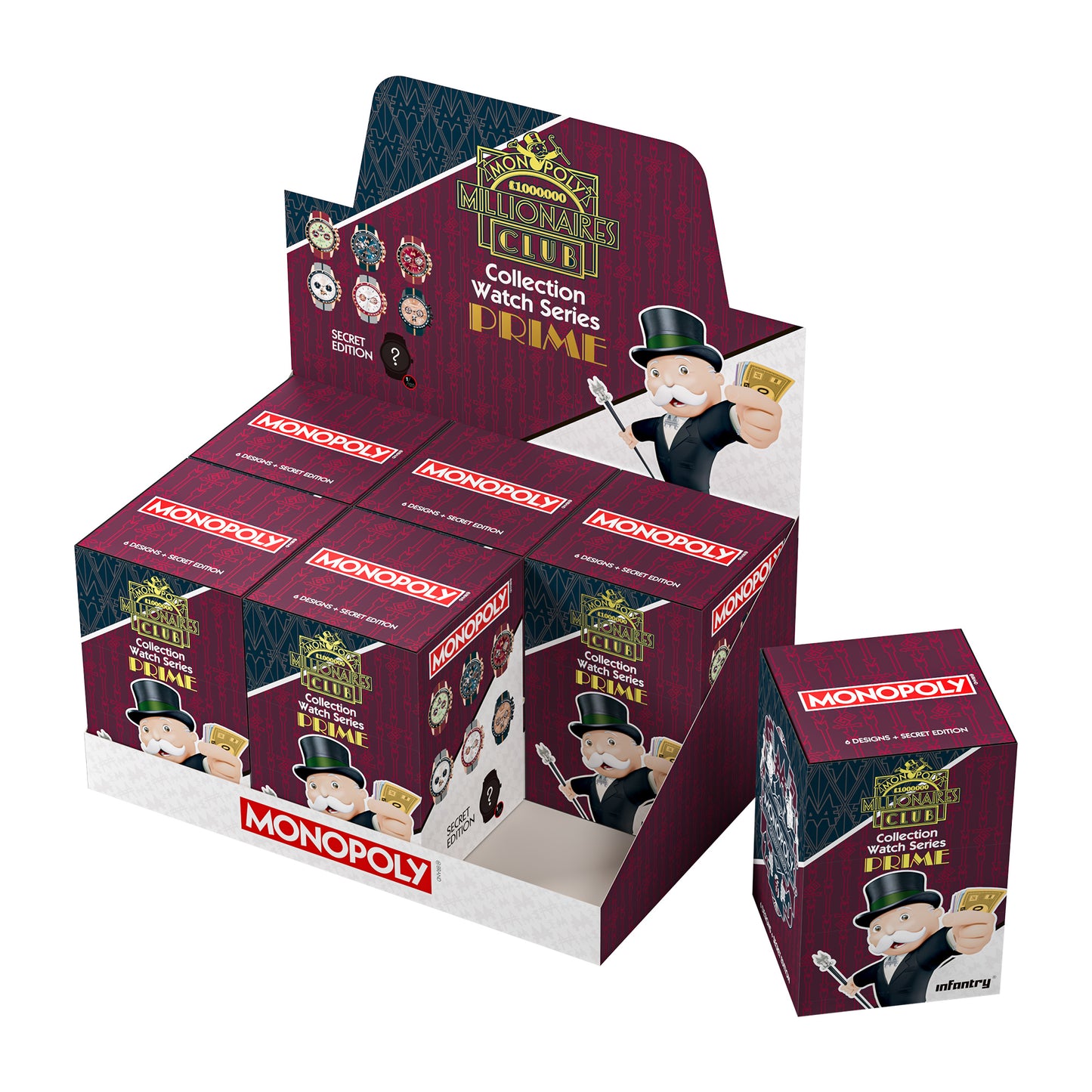 Monopoly Prime 大富翁腕錶盲盒限量系列