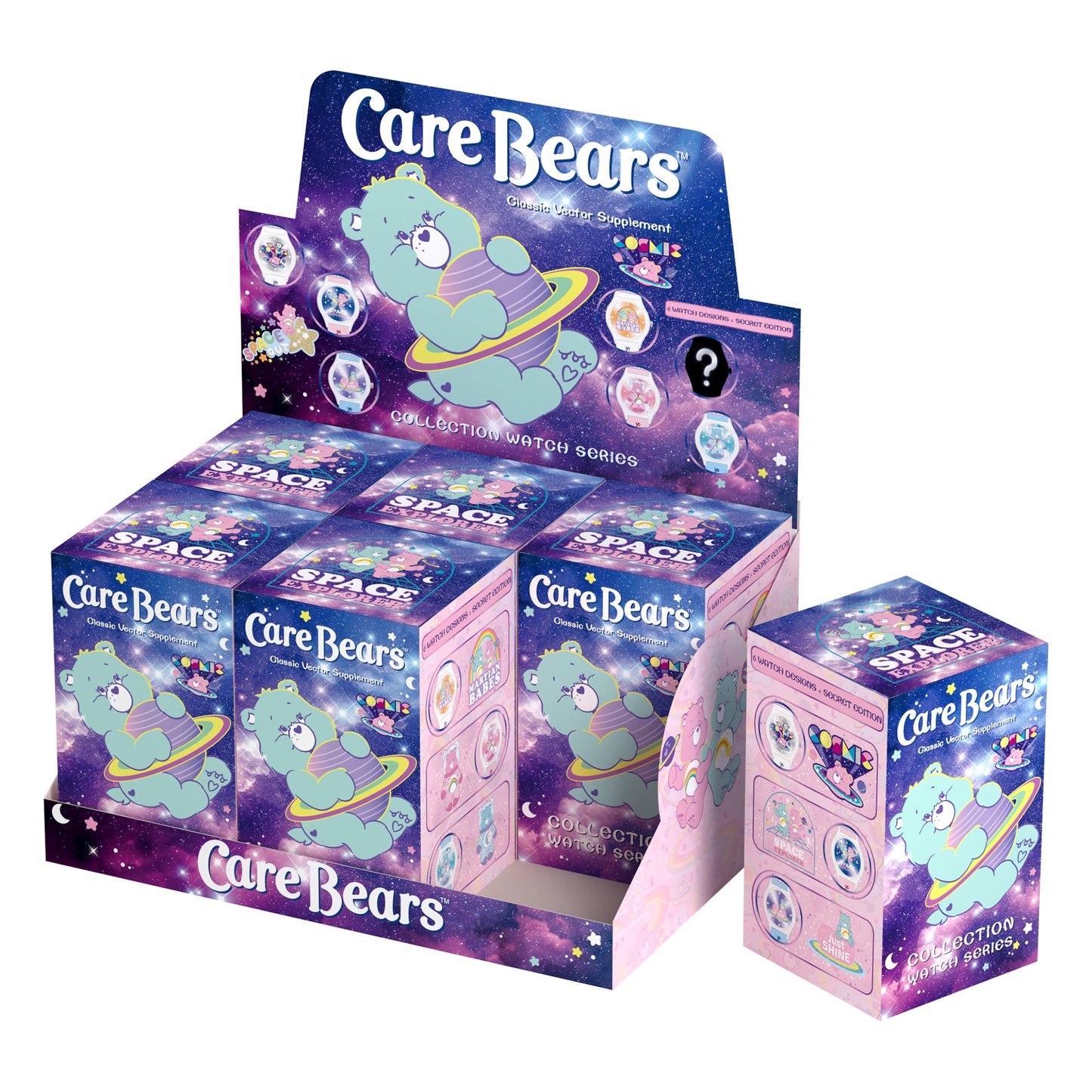 Carebears Lite 彩虹熊腕錶盲盒系列