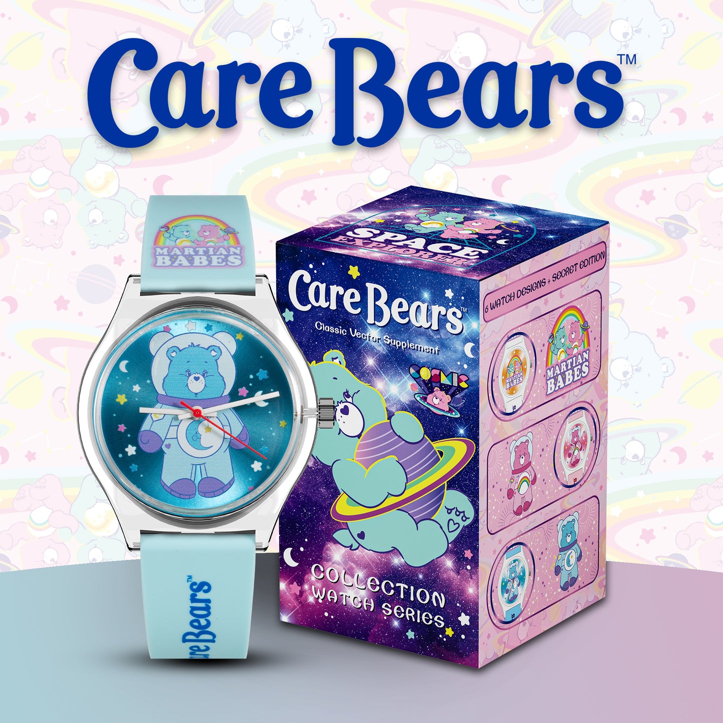 Carebears Lite 彩虹熊腕錶盲盒系列