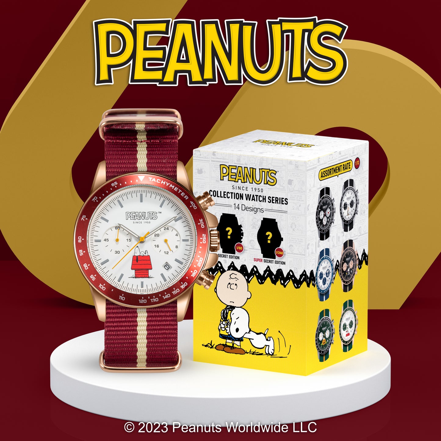 Snoopy 腕錶盲盒系列 Version 2.