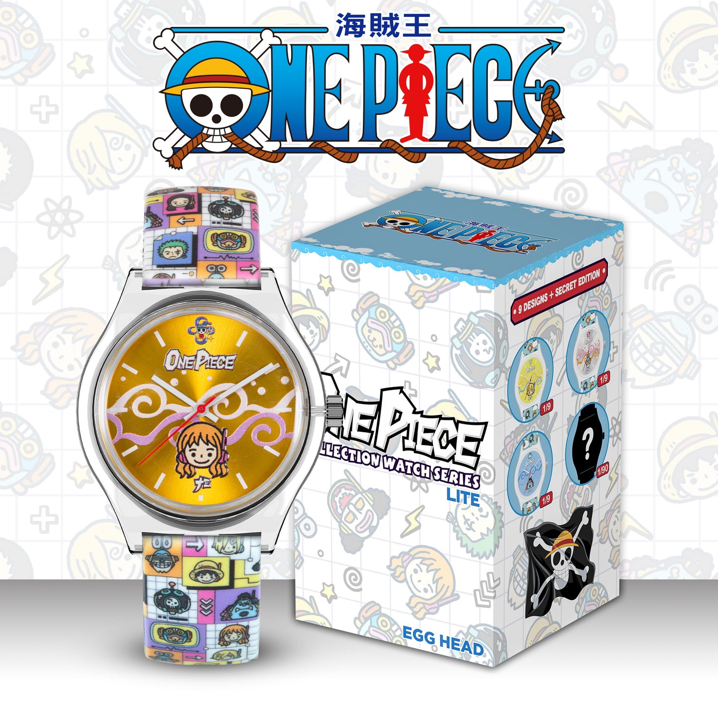 *新貨發售中* One Piece Lite 海賊王腕錶盲盒系列
