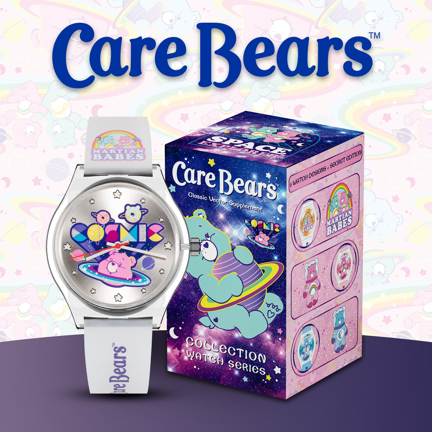 Carebears Lite 彩虹熊腕錶盲盒系列