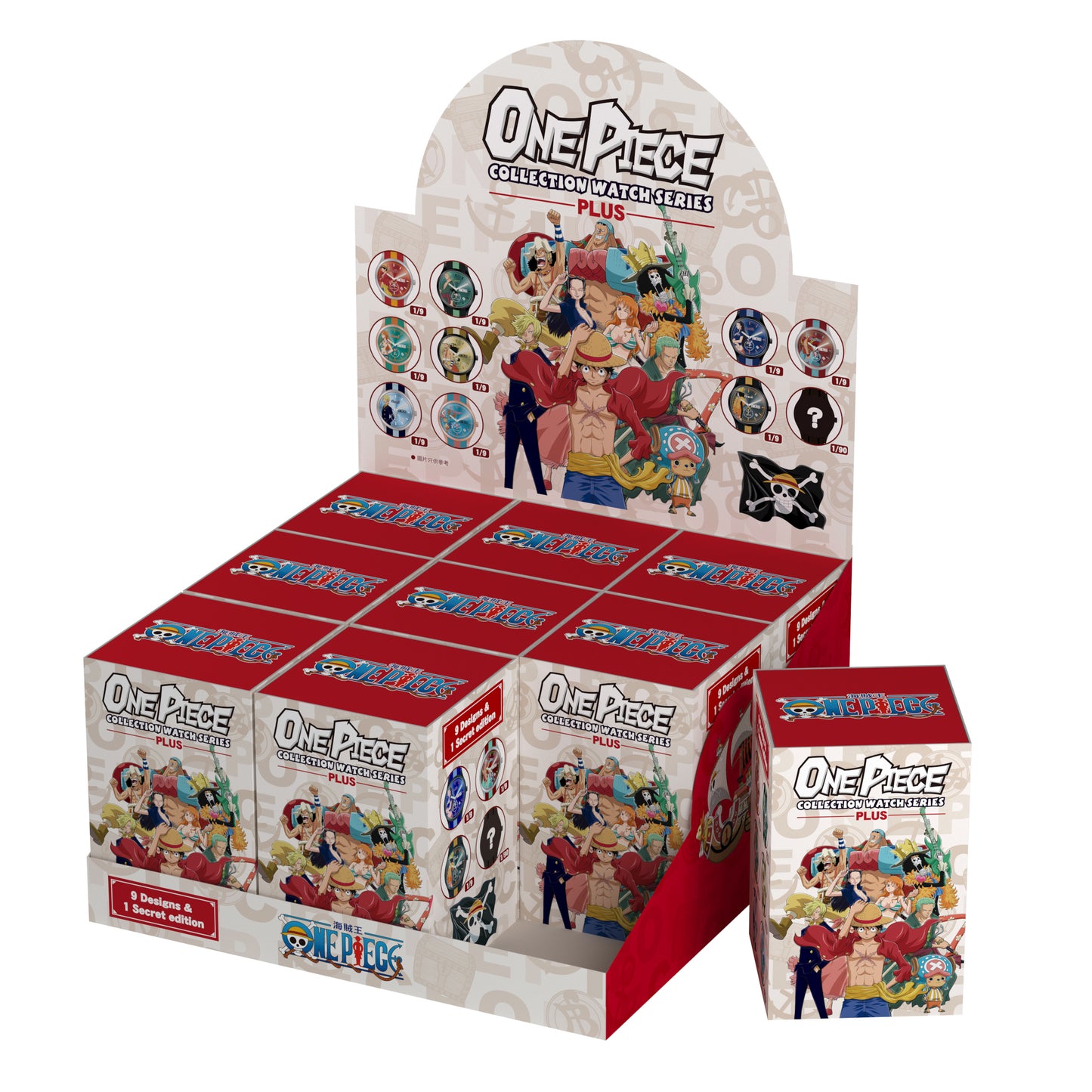 *新貨發售中* One Piece Plus 海賊王腕錶盲盒系列