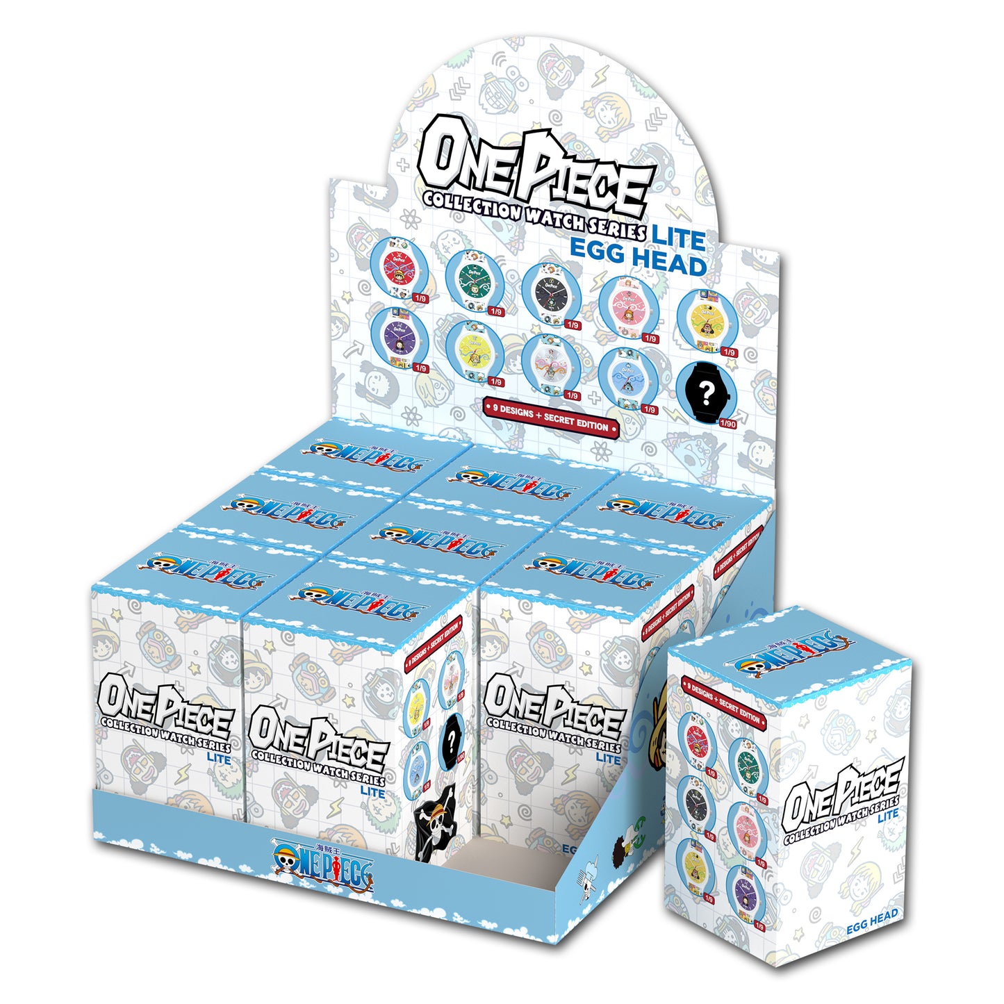 *新貨發售中* One Piece Lite 海賊王腕錶盲盒系列