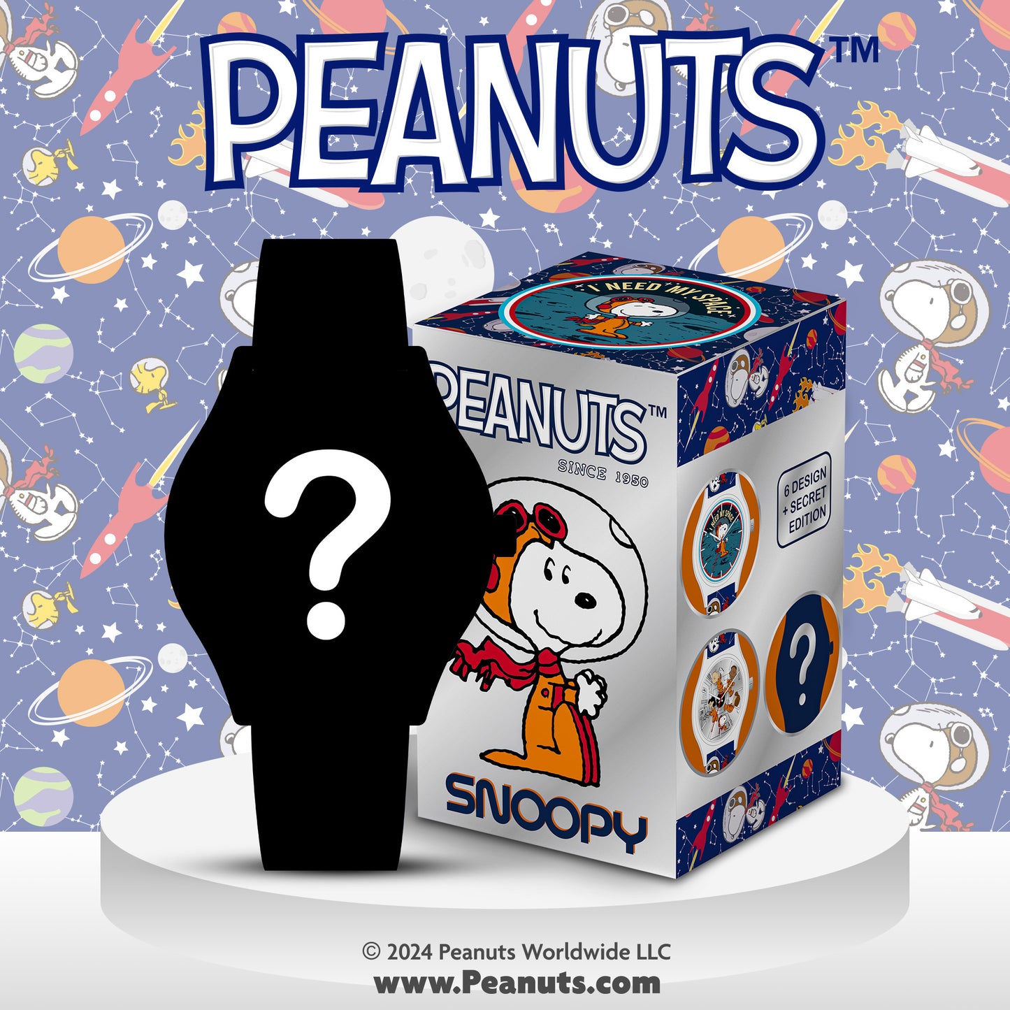 *新貨發售中* Snoopy Space 史努比太空腕錶盲盒系列