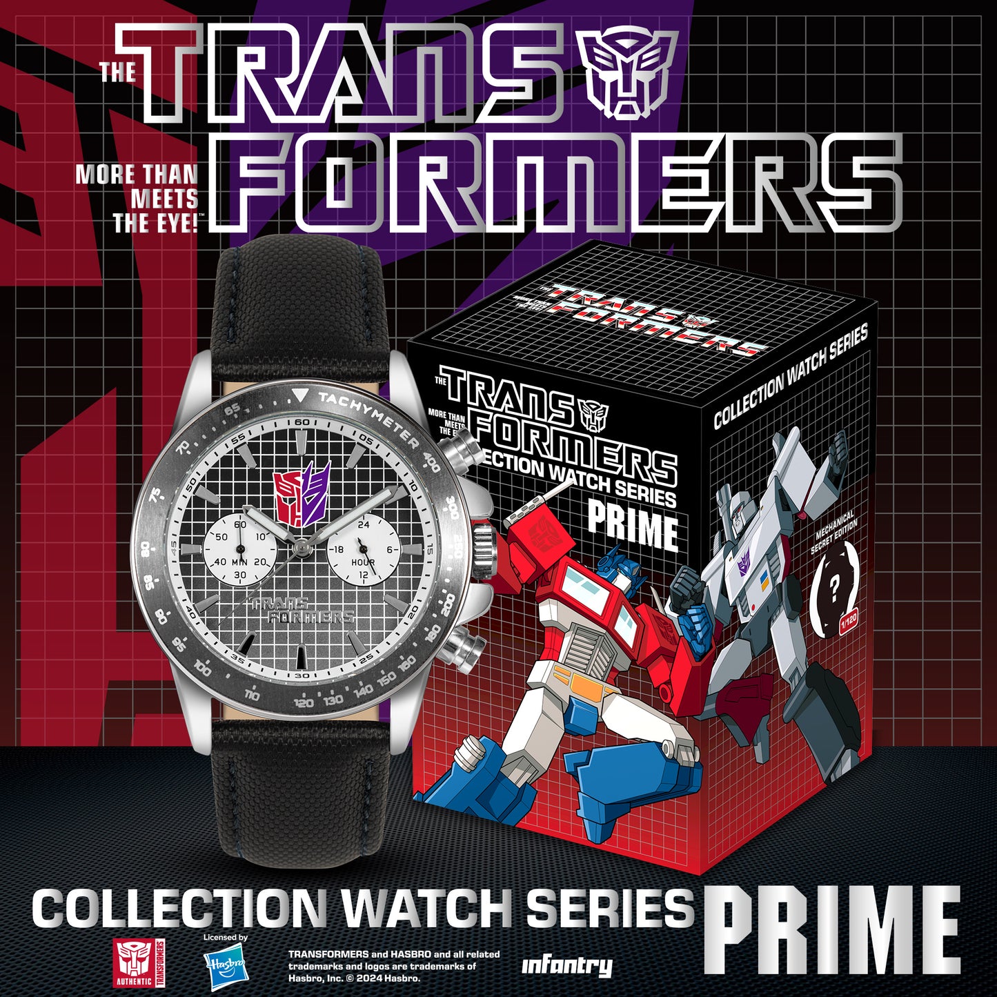 *現貨發售中* Transformers Prime 變形金剛腕錶盲盒限量系列