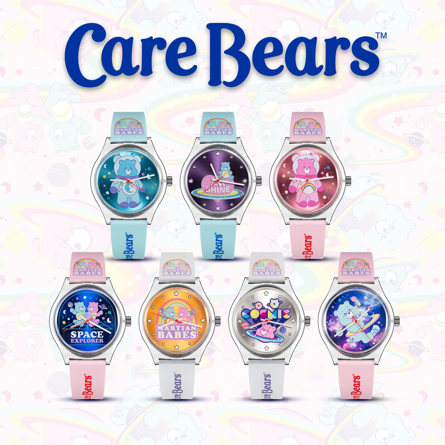 *新貨預售中* Carebears Lite 彩虹熊盲盒腕錶系列