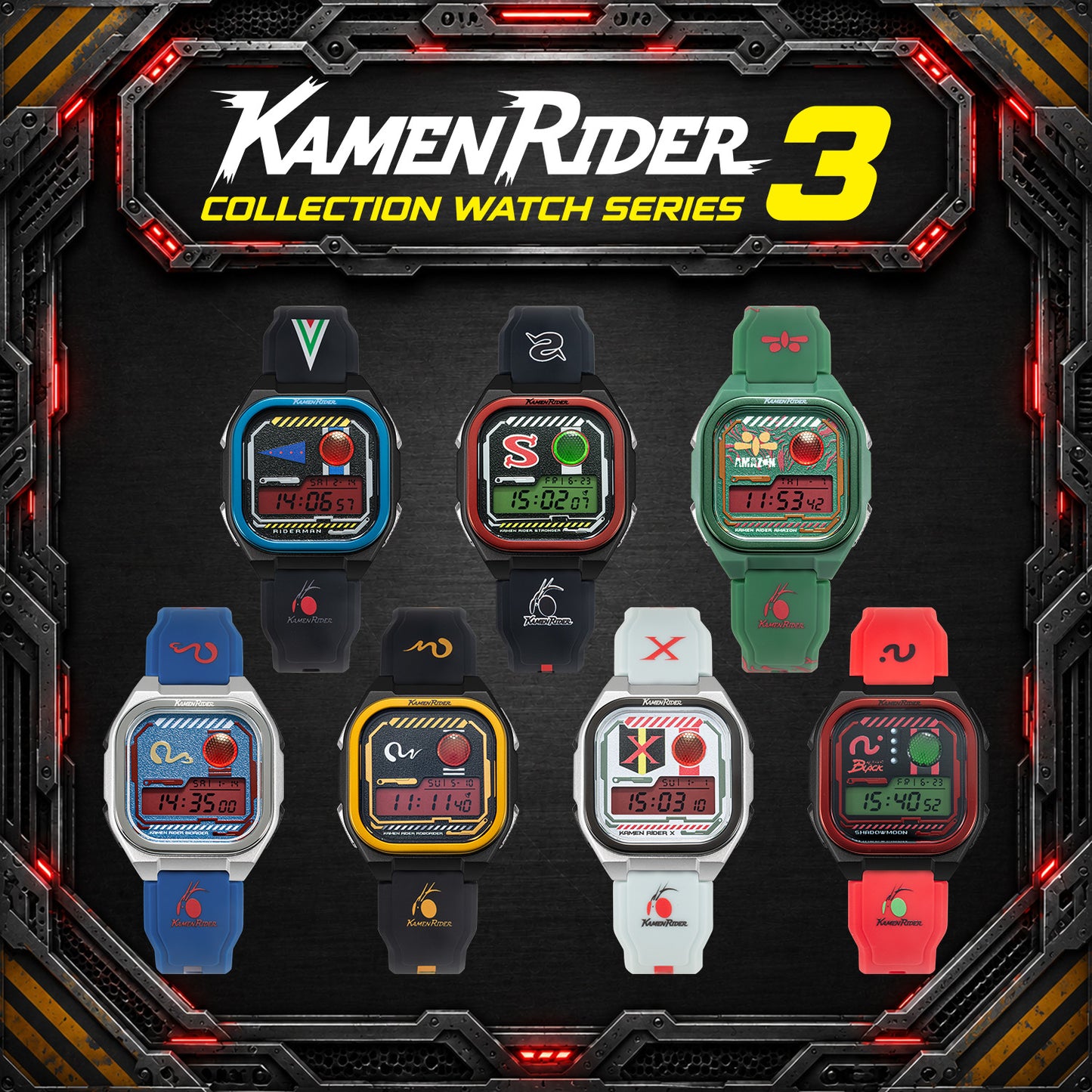 *新貨發售中* Kamen Rider3 幪面超人第三彈腕錶盲盒系列