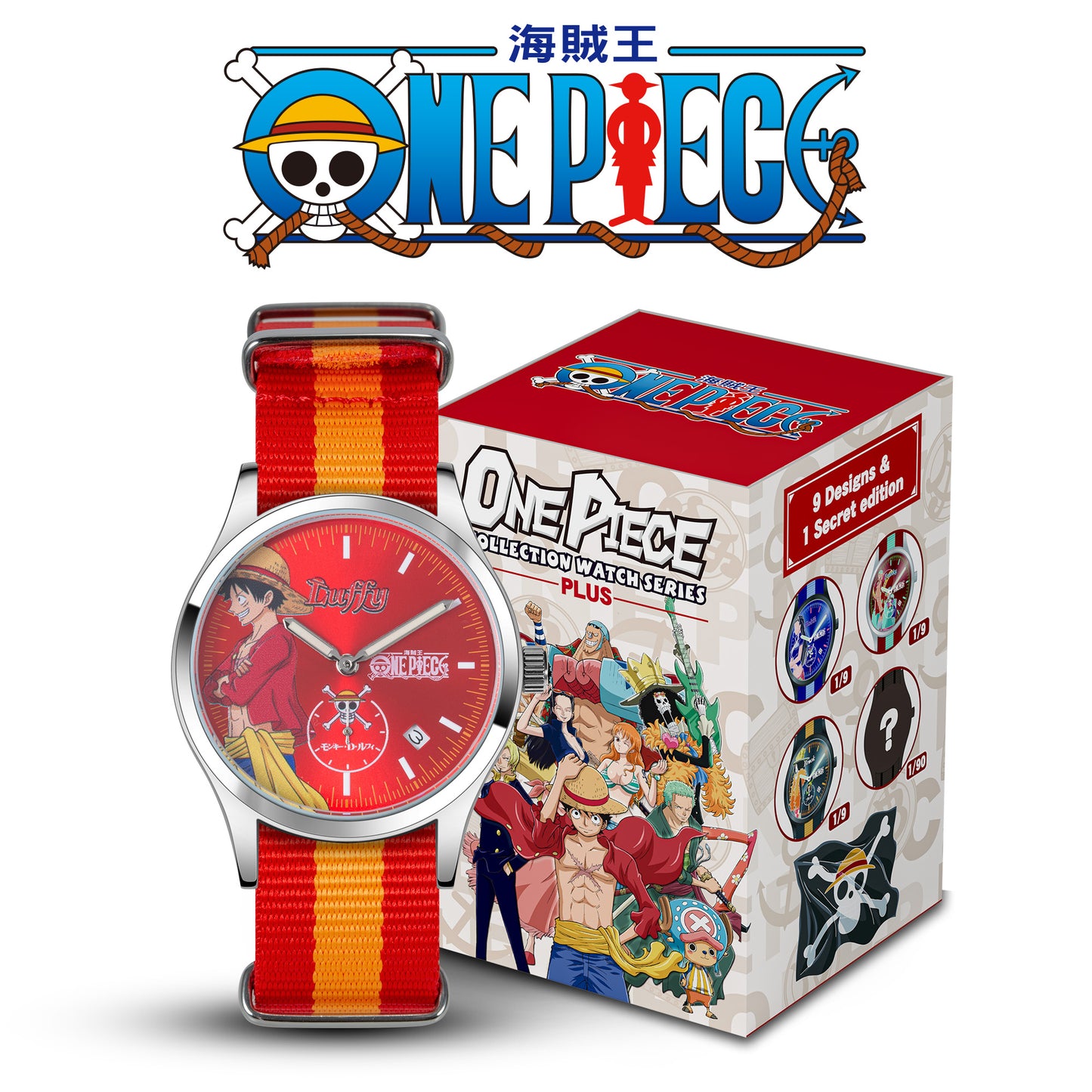 *新貨發售中* One Piece Plus 海賊王腕錶盲盒系列